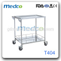 Équipement médical mobile en acier inoxydable Carts pour l&#39;hôpital T404